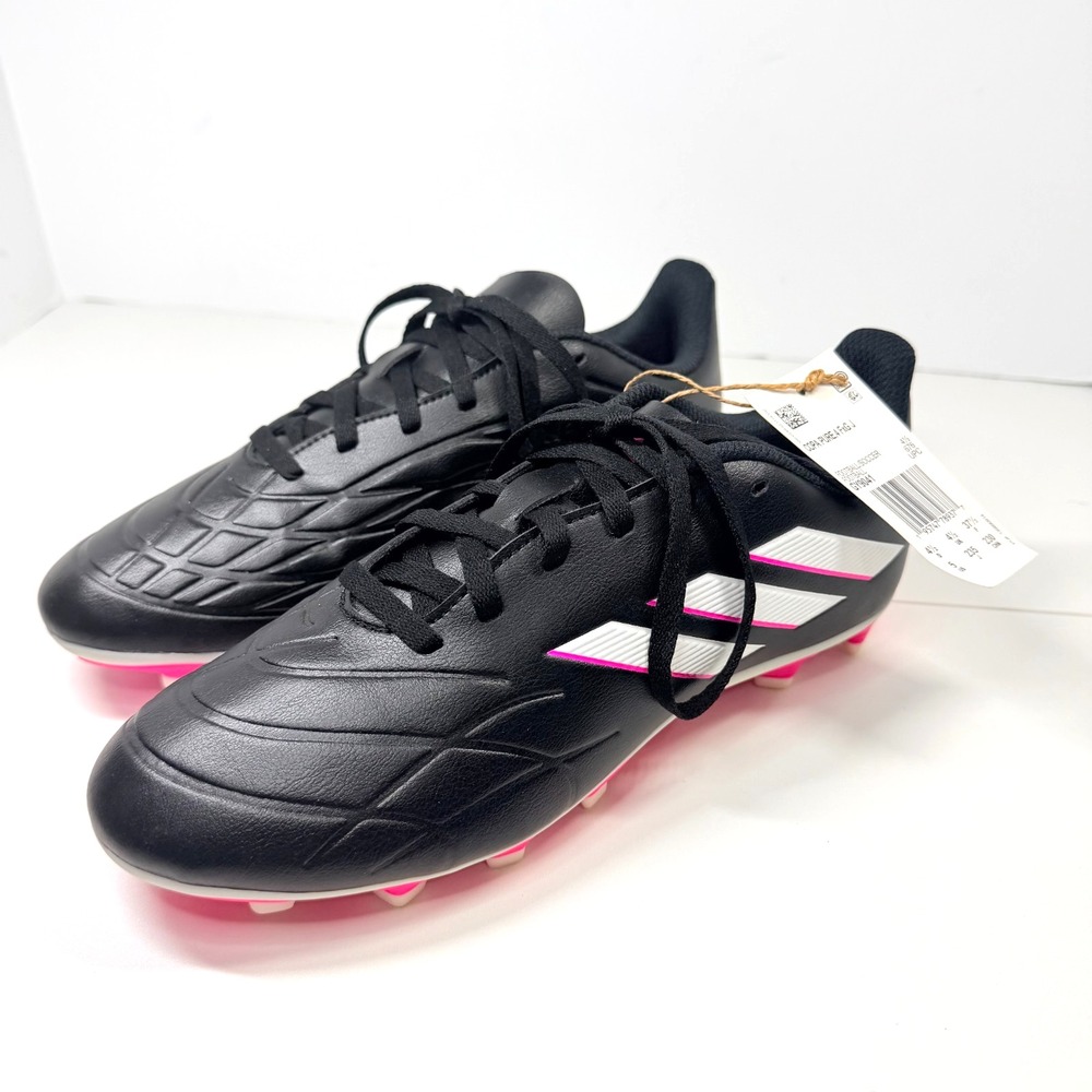 Adidas Copa Pure.4 FxG J Soccer Cleats Youth Size 5 Black Pink GY9041
